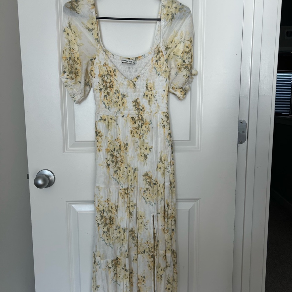 Floral Print Women's midi Dress